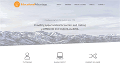 Desktop Screenshot of educationaladvantage.com